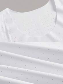 Lifespree Solid Sports Tank Top - White - View 6