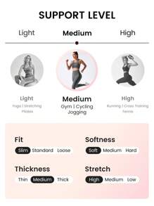 Lifespree 大碼寬腰帶騎行褲 - 紫羅蘭色 - 查看 8