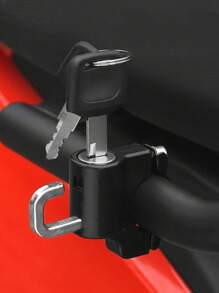 Motorcycle Universal Helmet Anti-theft Lock - Black - View 1