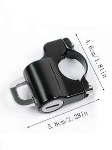 Motorcycle Universal Helmet Anti-theft Lock - Black - View 3