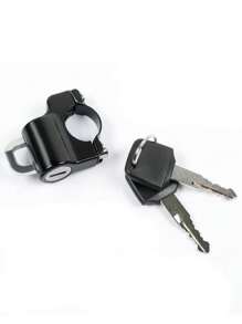 Motorcycle Universal Helmet Anti-theft Lock - Black - View 4