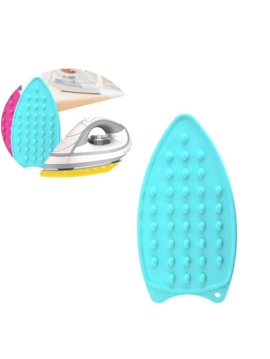 Bàn Ủi Silicon Miếng Lót Hàng Ngày Họa Tiết Có Thể Gập Lại Tấm Lót Chịu Nhiệt Dành Cho Gia Đình - Màu xanh lam - Xem 1