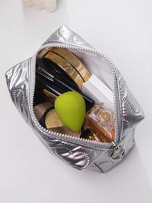 Heart Textured Square Makeup Bag,Makeup Bag Makeup Pouch Skincare Bag Toiletry Bag Packing Cubes,Travel Essentials Cruise Essentials Dorm Essentials,Wedding Bridesmaid Gifts,Mom Gifts,Birthday Gifts,Gifts For Friends And Teachers,Home Decor,Bathroom Livingroom Bedroom Decor,Bathroom Organizer,Jewelry Organizer,Lip Oil Organizer,Nail Polish Organizer Makeup Travel Toiletry Organizer Essentials Gifts Storage Zipper Accessories Nail