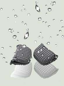 1 Găng Tay Chịu Nhiệt Silicone Cho Nấu Ăn, Nướng Bánh, Nướng Lò Nướng, Nồi Chiên Không Khí Vật Dụng Nhà Bếp - Xám - Xem 2