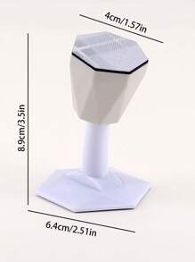 1PC Silicone Chặn Cửa, Màu Trắng Hiện Đại Không Bấm Cửa Giá Đỡ Cho Gia Đình - trắng - Xem 5