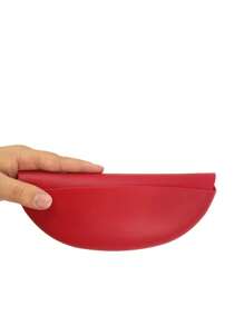 1 Yếm silicon họa tiết trái tim cho bé - Đỏ - Xem 2