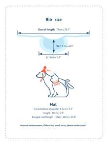 Plaid Lace Birthday Scarf + Hat Set, Pet Birthday Party Set, Suitable For Cats And Dogs, Birthday Celebration, Gift