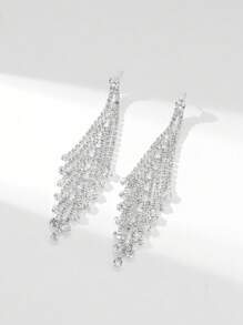 1 Paar Ohrringe mit Glamourös Künstlich Kristall Dekor, Für Frauen Für Party