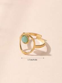 圓形裝飾戒指 - 彩色 - 查看 6