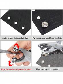 1 bộ dụng cụ đục lỗ sắt - Bạc - Xem 5