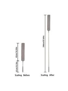 2 chiếc khăn lau tay cầm dài, chổi quét bụi đa năng polyester hiện đại cho gia đình - Xám - Xem 3