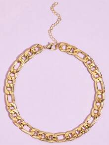 1pc Minimalist Pet Necklace For Dog For Decoration - Gold - View 2