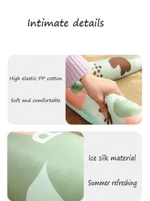 1入組字母圖案編織寵物箱墊適用於狗狗和貓適用於睡眠 - 彩色 - 查看 5