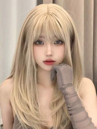 ERIIー様6点❤️♡SHEIN♡帽子付きウィッグロングカール金髪 ERIIー様6点❤️♡SHEIN♡帽子付きウィッグロングカール金髪