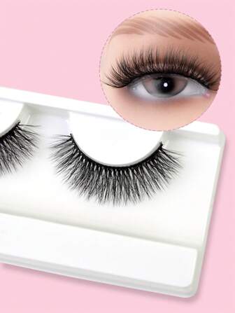 1對豐盈假睫毛