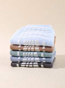 5pairs/pack Kids' Trampoline Socks With Non-slip Grips - Multicolor - View 3