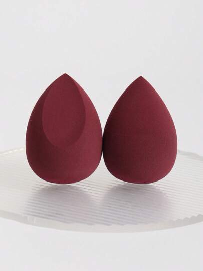 2pcs Makeup Sponge Sponge Set, Mixed Foundation Beauty Sponge For Flawless Liquid, Cream And Powder, Multicolor Makeup Sponge, Latex-Free Dual Use Wet And Dry Foundation Cream, Perfect For All Skin Types
