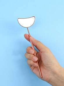 睫毛鏡，不銹鋼化妝鏡，睫毛延長配件 - 玫瑰金 - 查看 8