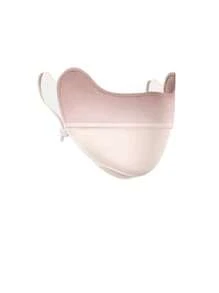 1pc Ice Silk Sun Protection Cycling Face Shield - Dusty Pink - View 1