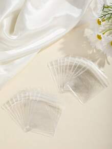 20入組/包日常使用透明PVC自封首飾禮品袋 - 無色 - 查看 4