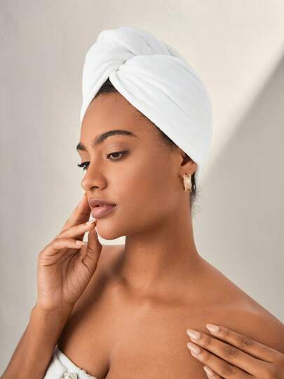 SHEIN Basic living 第二代速干超细纤维头巾毛巾节日礼物圣诞节送礼家居浴室装饰