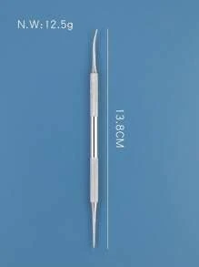 1pc Inward Growing Toe Separator, Toe Nail Care Pedicure Tool - Silver - View 5