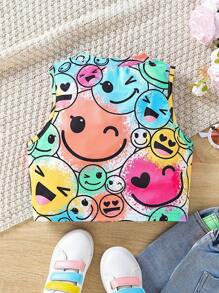 SHEIN Tween Girl Cartoon Graphic Tank Top