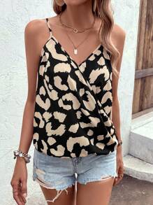 SHEIN Clasi Top de tirantes con estampado - Multicolor - Ver 3