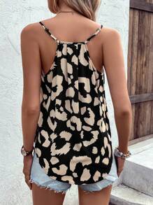 SHEIN Clasi Top de tirantes con estampado - Multicolor - Ver 4