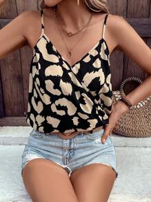 SHEIN Clasi Top de tirantes con estampado - Multicolor - Ver 2