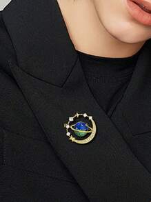 1 Thời Trang Hợp Kim Kẽm Kim Cương Giả Trang Trí Hành Tinh Thiết Kế Trâm Cài Áo Cho Nữ Trang Trí Hàng Ngày - Nhiều màu - Xem 2