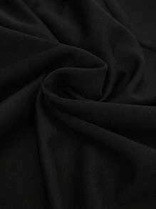 Maija 鏤空高衩緊身連衣裙 - 黑色 - 查看 4