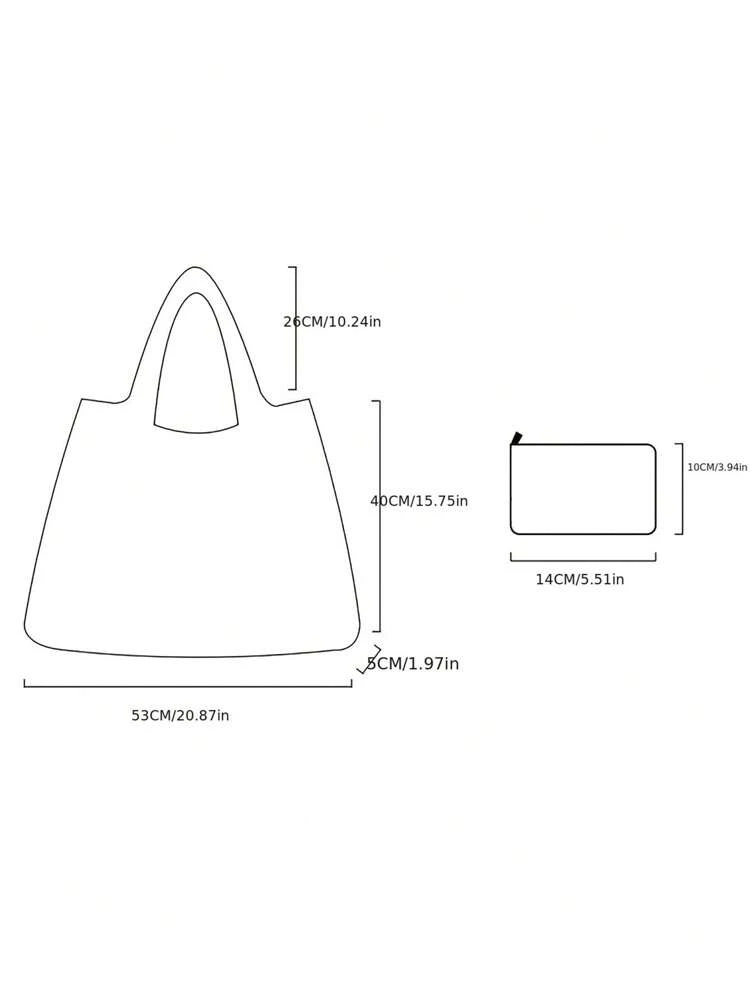 Donut Graphic Shopper Bag