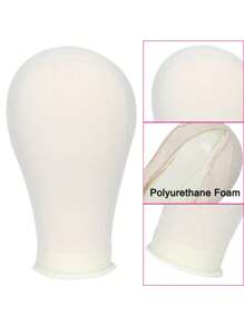 22 Inch Mannequin Head With Stand - SWhite - View 3