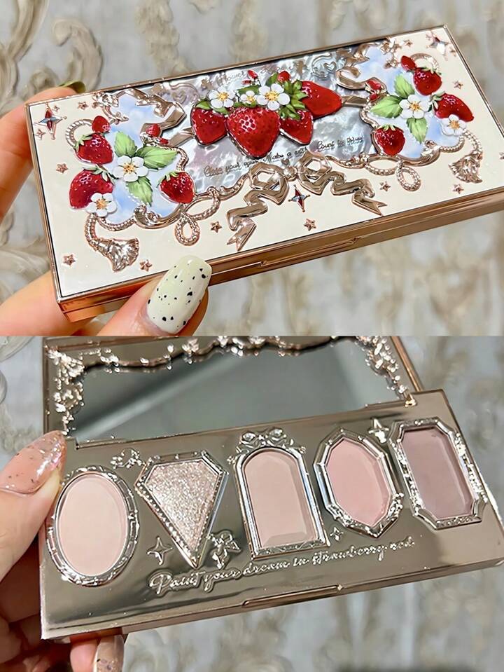 Flower Knows Strawberry Rococo 5 Color Eyeshadow Palette