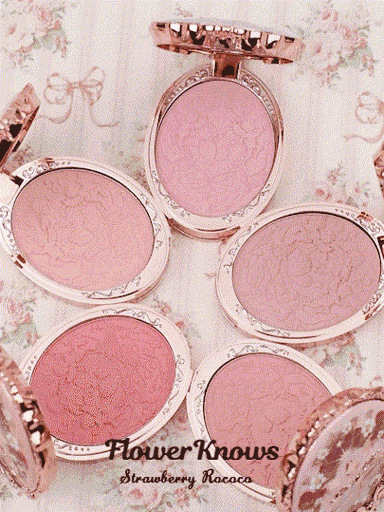 Flower Knows Rubor en relieve Rococó Fresa - 03 Maquillaje de ballet clásico - 03 Classic Ballet - Ver 2