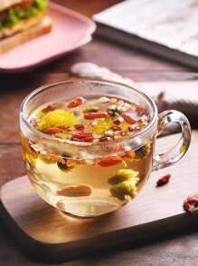 1 cốc thủy tinh, cốc ăn sáng đa năng trong suốt hiện đại cho gia đình - Trong sáng - Xem 5