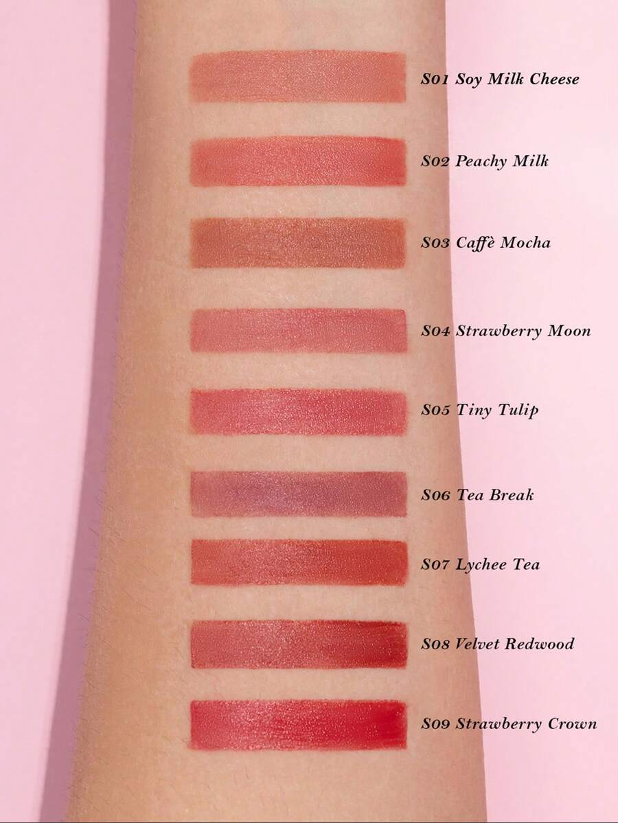 Flower Knows Liquid Lipcolor,Strawberry Rococo Cloud Lip Cream S01