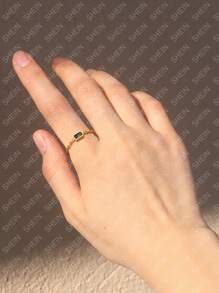 1 件不锈钢方形黑色装饰滑动设计链环