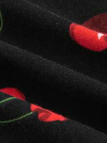 SHEIN MOD Plus Cherry Print Dress - Multicolor - View 4