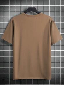 Manfinity Hypemode Men Cartoon Graphic Tee - Apricot - View 2