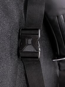 Outdoor Cycling Waterproof Sports PU Running Bag - Black - View 5