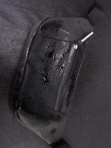 Outdoor Cycling Waterproof Sports PU Running Bag - Black - View 7