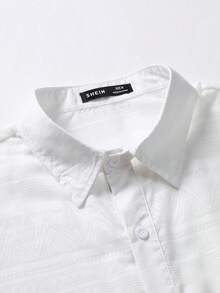 Manfinity Homme Bộ hai mảnh Nam Dây kéo Nút phía trước màu trơn Giải trí - trắng - Xem 8