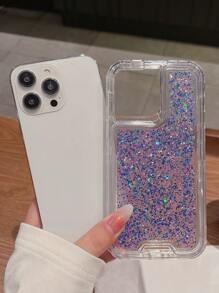 閃亮亮片手機殼相容 iPhone15/15Plus/15Pro/15Promax - 彩色 - 查看 10