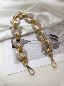 Colourblock Bag Strap For Strap Replacement - Apricot - View 2