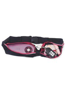 Reflective Polyamide Outdoor Waterproof Sports Running Bag - Black - View 5