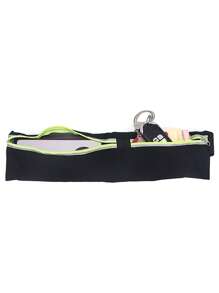 Bolso Deportivo Reflectante Para Cintura Al Aire Libre Para Celular, Bolso De Carrera Oculto - Negro - Ver 4