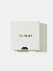 1 Tinh Tế Tạo Ra Phòng Thí Nghiệm Moissanite Trang Trí Nhẫn Bạc Cho Nữ Làm Quà Tặng - Màu vàng - Xem 4