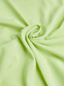 BizChic Draped Collar Cami Top Workwear - Lime Green - View 4